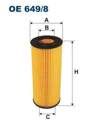 FILTRON OE649/8 Yağ Filtresi resmi
