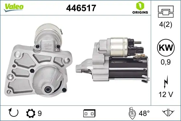 VALEO 446517 Marş Motoru resmi