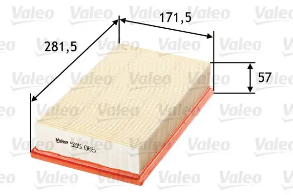 VALEO 585065 Hava Filtresi resmi