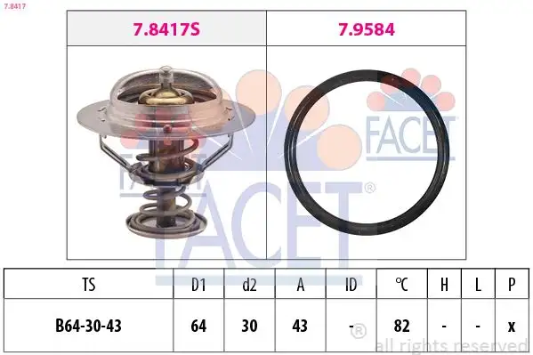 FACET 7.8417 Termostat resmi