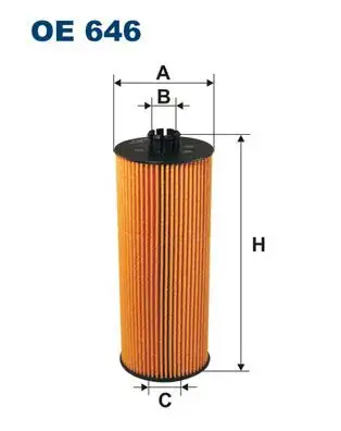 FILTRON OE646 Yağ Filtresi resmi