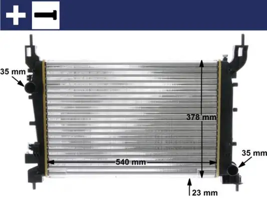 MAHLE CR1193000S Radyatör 51784706 resmi