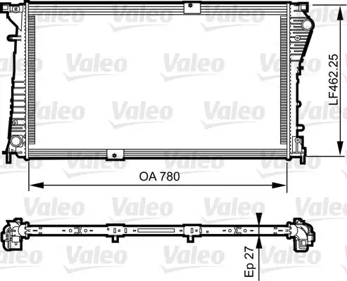 VALEO 734931 Radyatör resmi