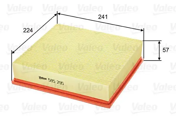 VALEO 585295 Hava Filtresi 88VB9601AA resmi