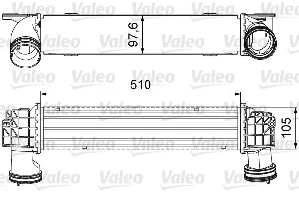 VALEO 818664 Turbo Radyatörü 17517800680 resmi