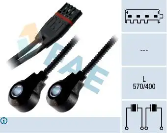 FAE 60224 Vuruntu Sensörü 13627566786 resmi