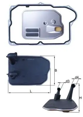 MAHLE HX161D Şanzıman Filtresi resmi