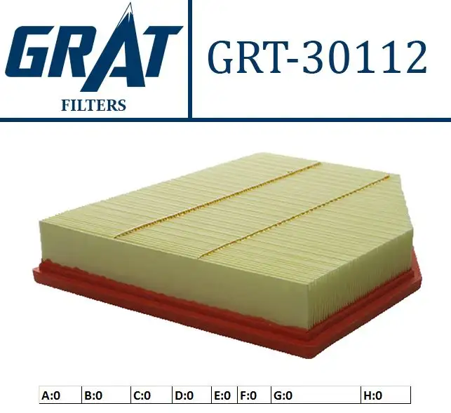 GRAT 30112 Hava Filtresi 13717521033 resmi