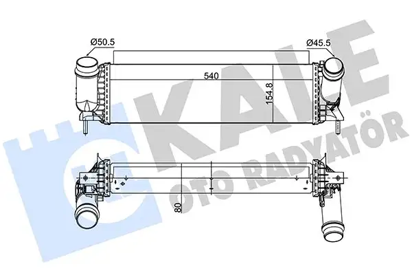 KALE 375675 Turbo Radyatörü 144614JA0B resmi