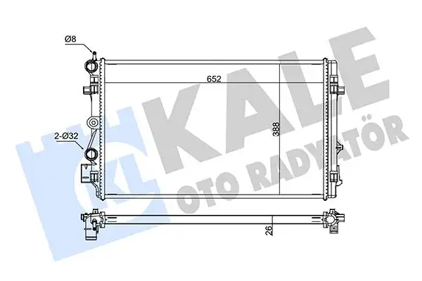 KALE 345850 Radyatör resmi