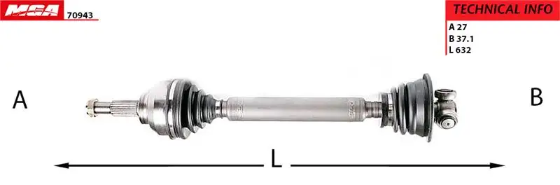 MGA 70943 Ön Aks (Sol) resmi