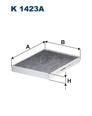 FILTRON K1423A Polen Filtresi (Karbonlu) 97133F2200 resmi