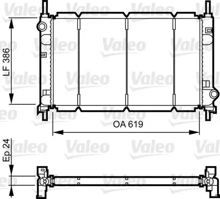 VALEO 731011 Radyatör resmi