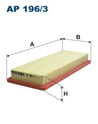 FILTRON AP196/3 Hava Filtresi resmi