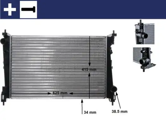 MAHLE CR1112000S Radyatör resmi