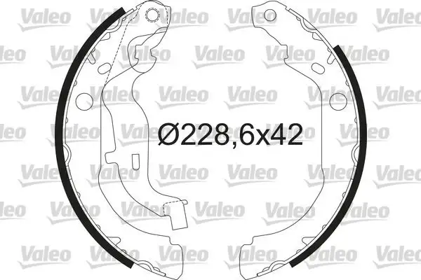 VALEO 564210 Arka Fren Balatası 440607493R resmi