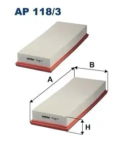 FILTRON AP118/3-2X Hava Filtresi resmi