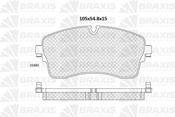 BRAXIS AA0875 Ön Fren Balatası resmi