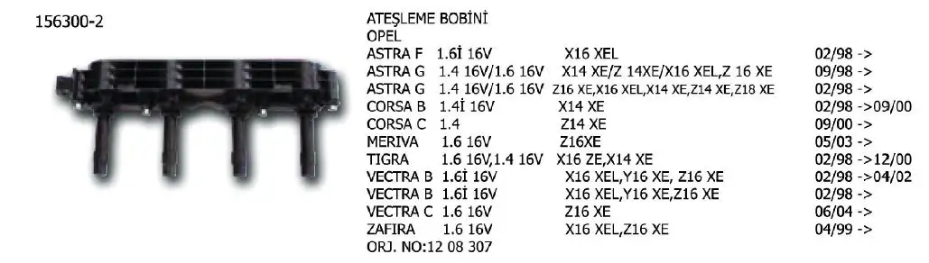 ÜNÜVAR 156300-2 Bobin 19005212 resmi