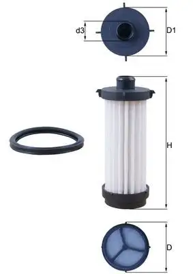 MAHLE HX232D Şanzıman Filtresi A2463770495 resmi