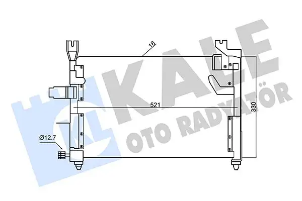 KALE 342620 Klima Radyatörü KK17461480B resmi