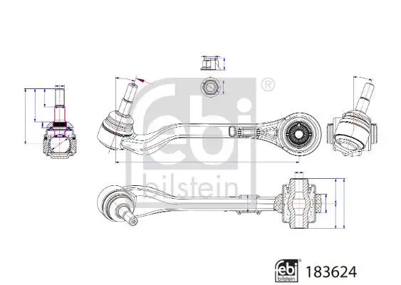 FEBI 183624 Rotilli Kol (Sol Alt) resmi