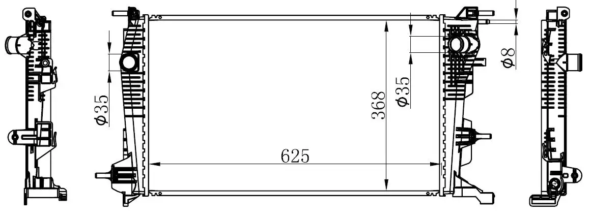 ORIS BRN062026 Radyatör 214100002R resmi