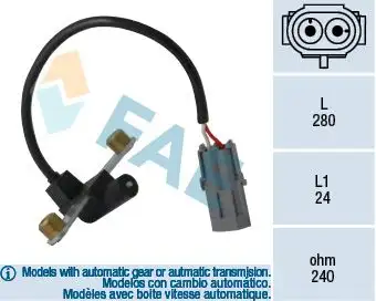 FAE 79022 Krank Sensörü 7700850589 resmi