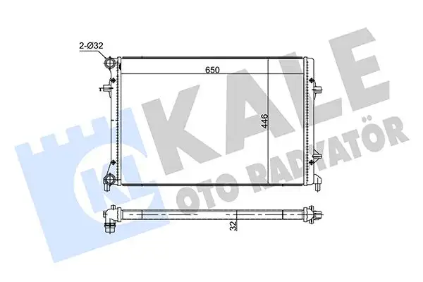 KALE 354240 Radyatör resmi