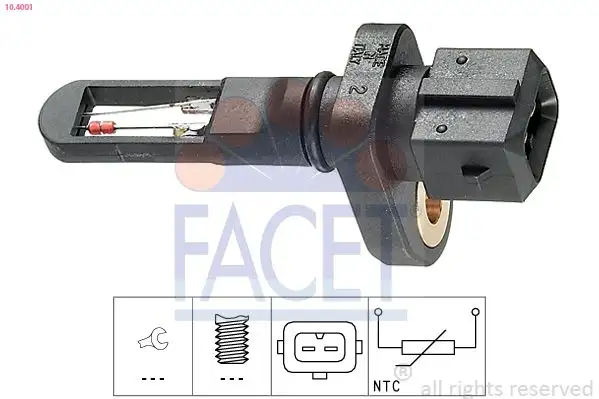 FACET 10.4001 Hava Filtre Sensörü 99360611400 resmi