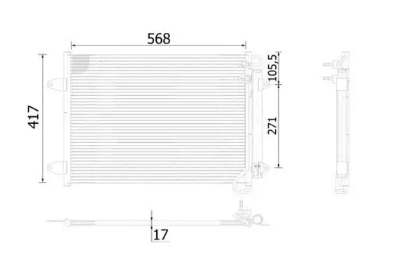 MAHLE AC734000S Klima Radyatörü resmi