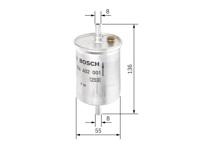 BOSCH F026402001 Yakıt Filtresi resmi