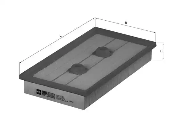 MAHLE LX1643 Hava Filtresi 3C129620B resmi