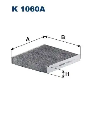FILTRON K1060A Polen Filtresi (Karbonlu) 87139YZZ53 resmi