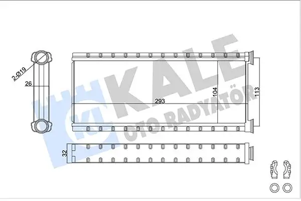 KALE 357335 Kalorifer Radyatörü 9821299980 resmi