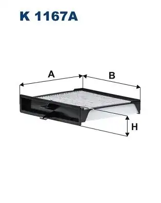 FILTRON K1167A Polen Filtresi (Karbonlu) 8671018402 resmi