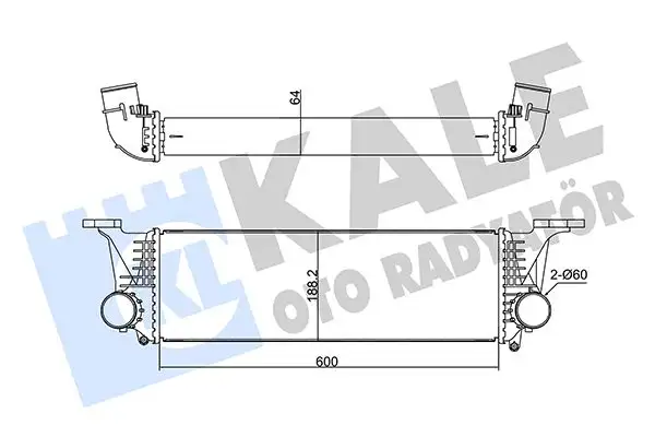 KALE 350950 Turbo Radyatörü 5801526777 resmi