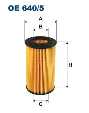 FILTRON OE640/5 Yağ Filtresi resmi