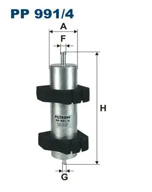 FILTRON PP991/4 Yakıt Filtresi 8R0127400A resmi
