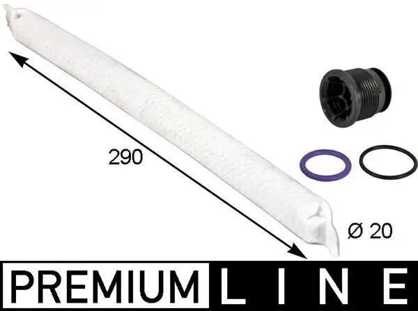 MAHLE AD93000P Klima Kurutucu Tüpü 5Q0298403A resmi