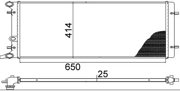 MAHLE CR368001S Radyatör resmi