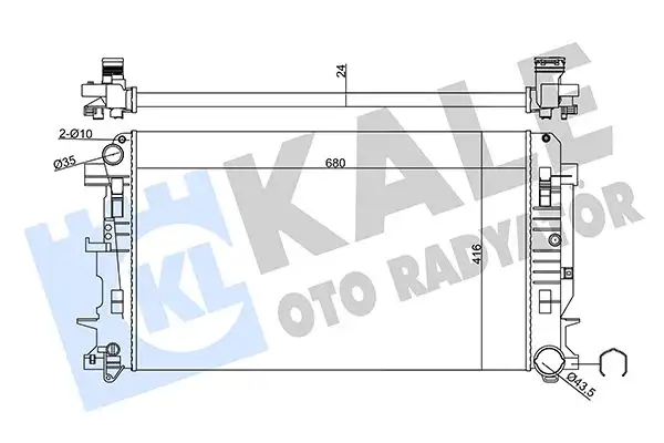 KALE 357035 Radyatör resmi