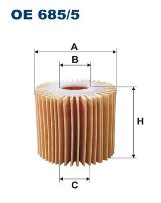 FILTRON OE685/5 Yağ Filtresi 0415231110 resmi