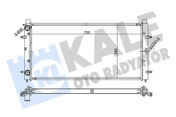 KALE 347535 Radyatör resmi