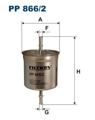 FILTRON PP866/2 Yakıt Filtresi 30620512 resmi