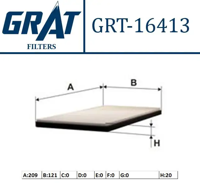GRAT 16413 Polen Filtresi 976174H000 resmi