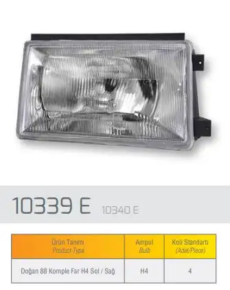 FARBA 10339D Ön Far (Sol) resmi