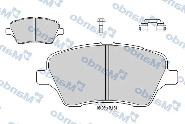 MANDO MBF015279 Ön Fren Balatası resmi