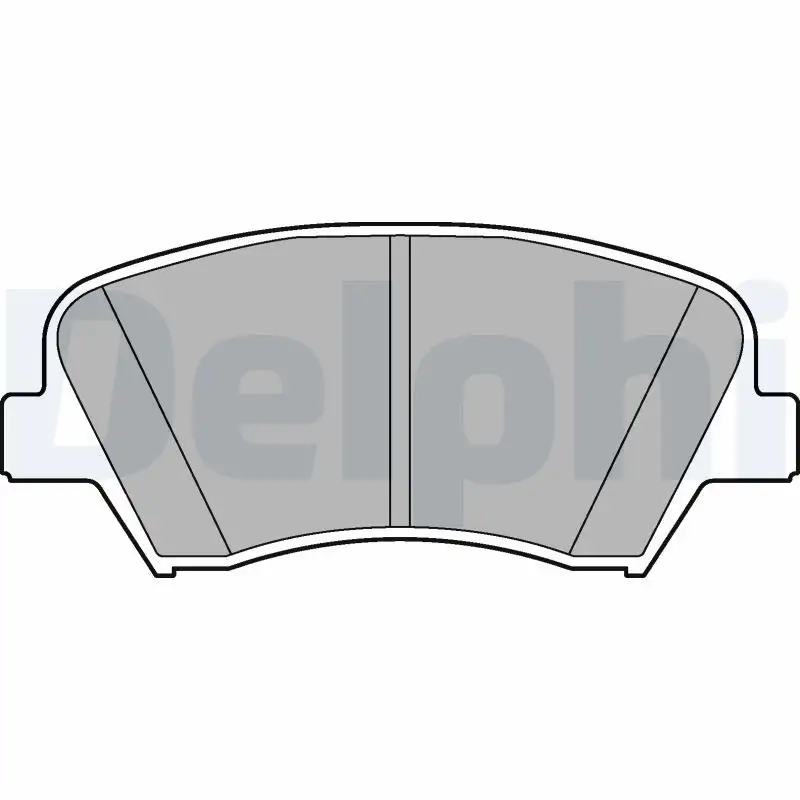 DELPHI LP2293 Ön Fren Balatası resmi