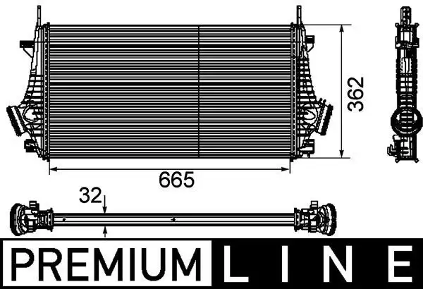 MAHLE CI191000P Turbo Radyatörü 13241751 resmi